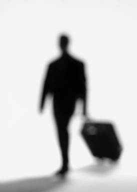 Man with suitcase